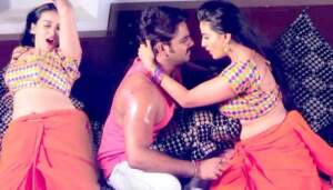 Pawan Singh और Akshara Singh का 'ताबड़तोड़' बेडरूम रोमांस Video Viral